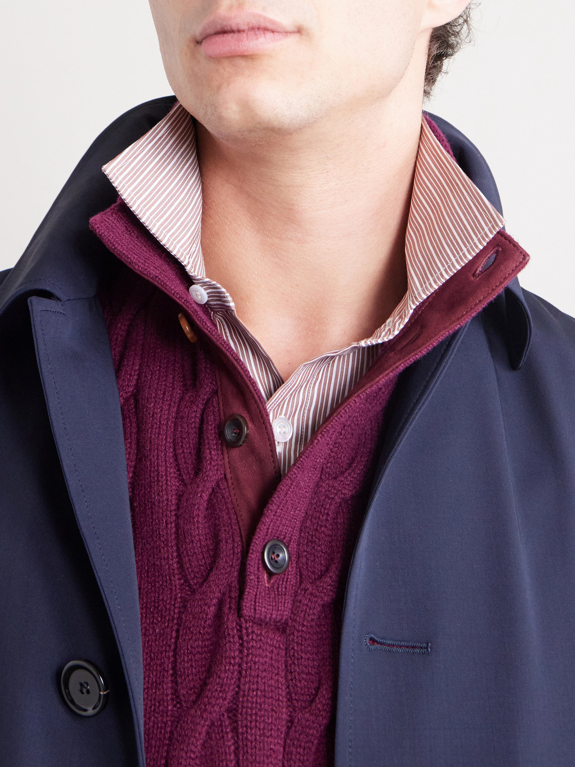 Purple Label - Cable-Knit Cashmere Sweater