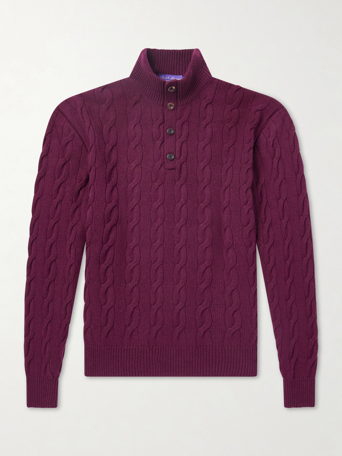 Ralph Lauren Purple Label Cable-Knit Cashmere weater - Men