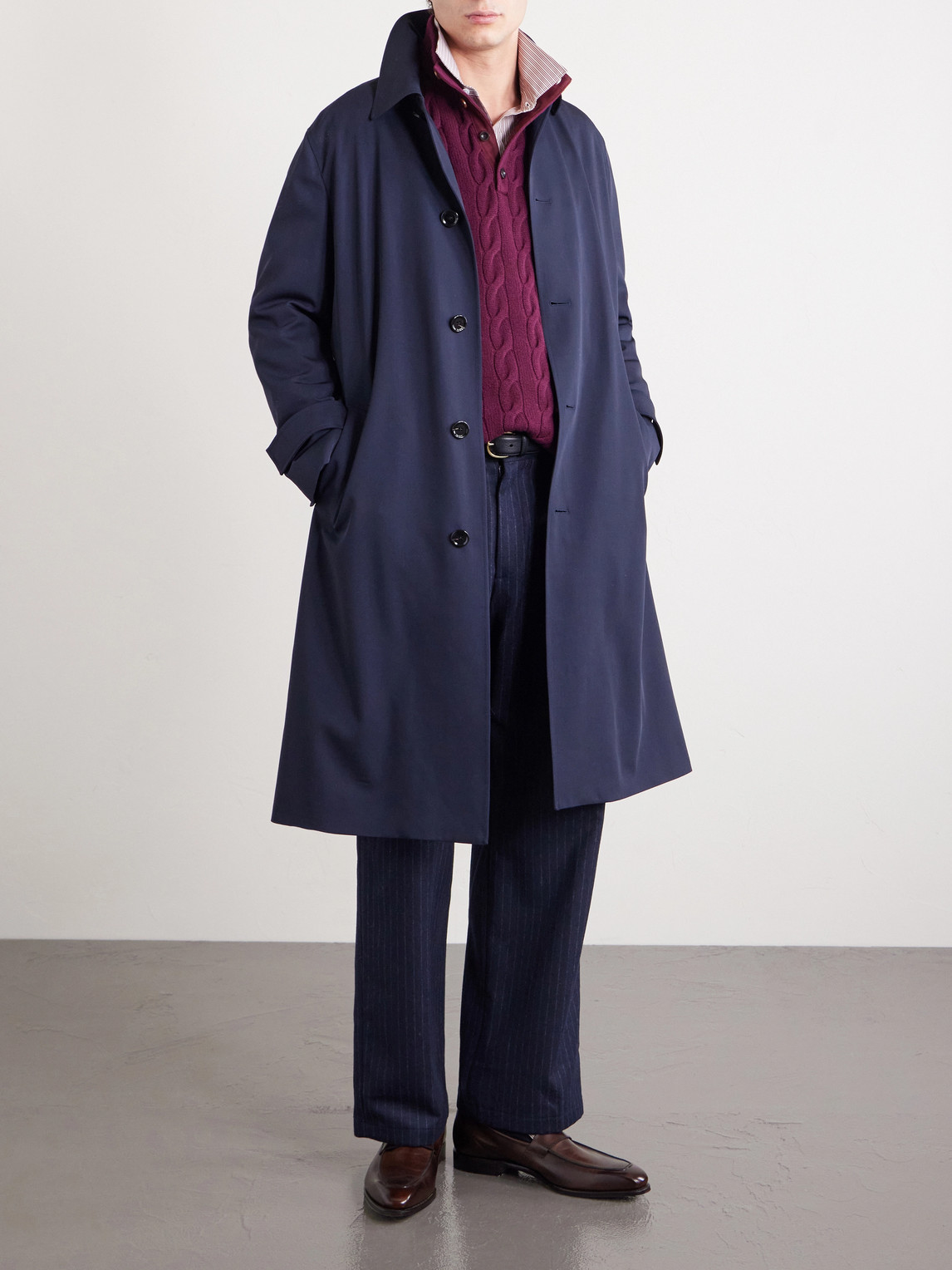 Purple Label - Cable-Knit Cashmere Sweater
