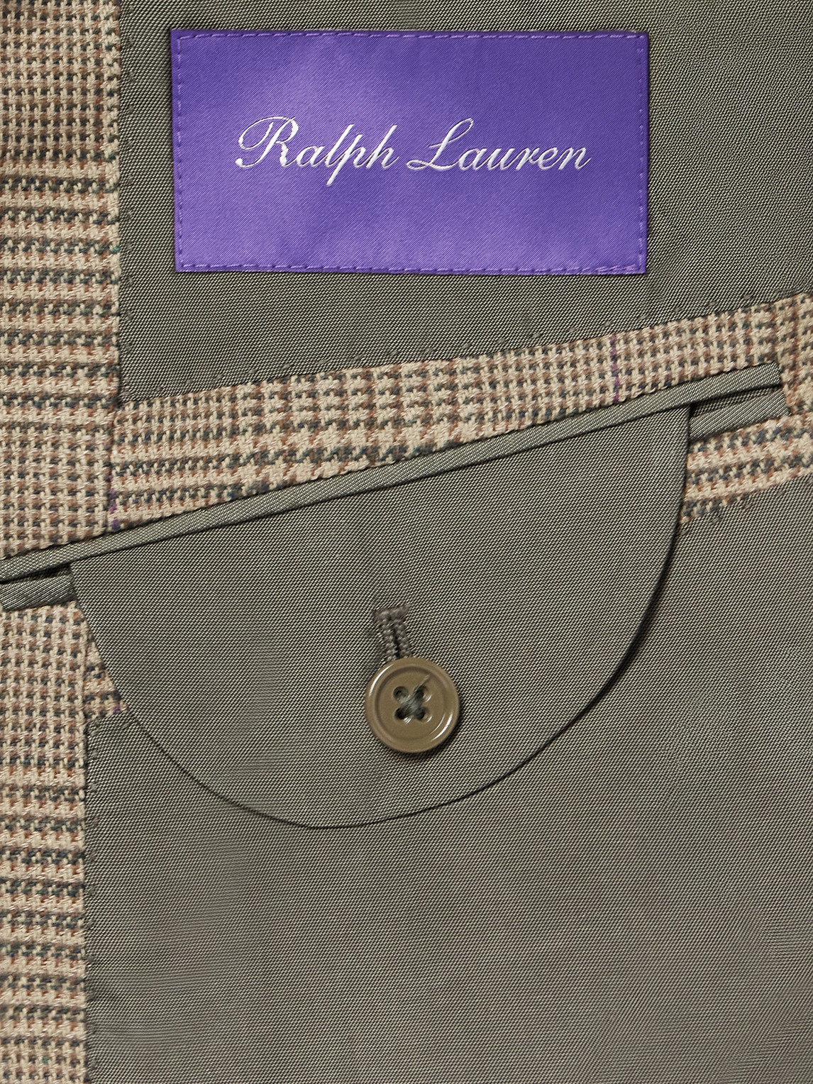 Purple Label - Checked Silk, Wool And Cashmere-Blend Suit Jacket