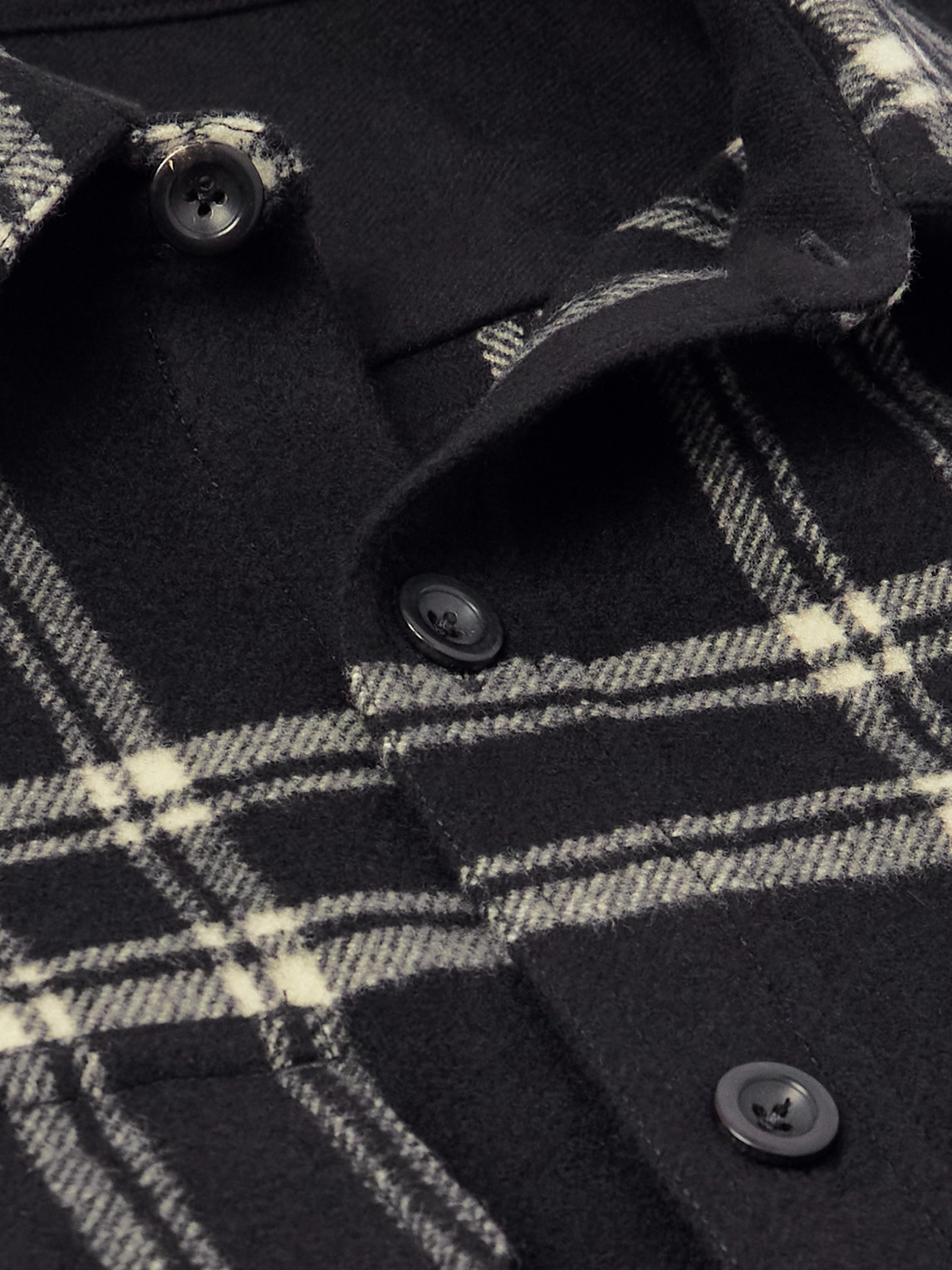 Ralph Lauren Gable Checked Wool-flannel Shirt In Multi