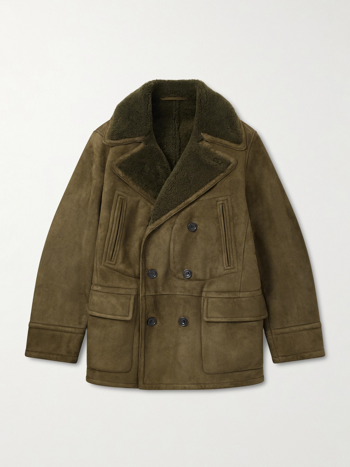 Ralph Lauren Purple Label Double-Breasted hearling Jacket - Men