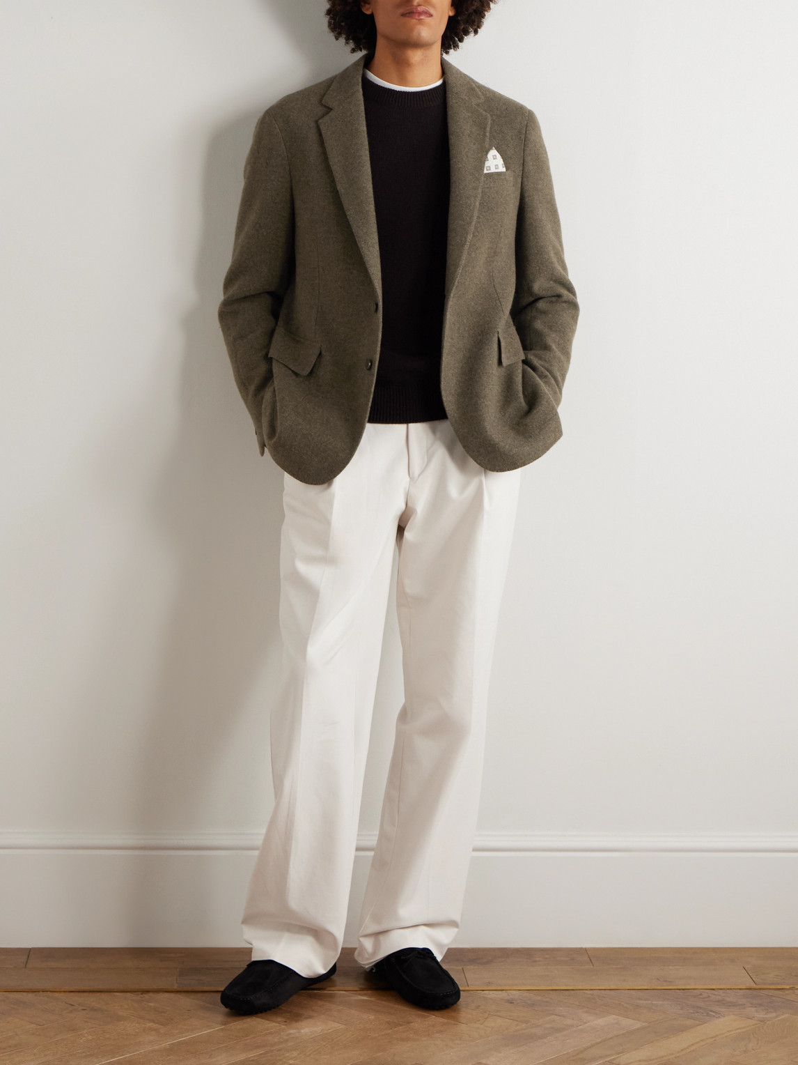 Purple Label - Hadley Brushed Cashmere And Wool-Blend Blazer