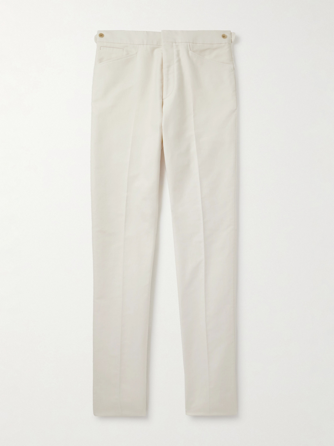Ralph Lauren Purple Label Slim-Leg Cotton-Moleskin Trousers - Men