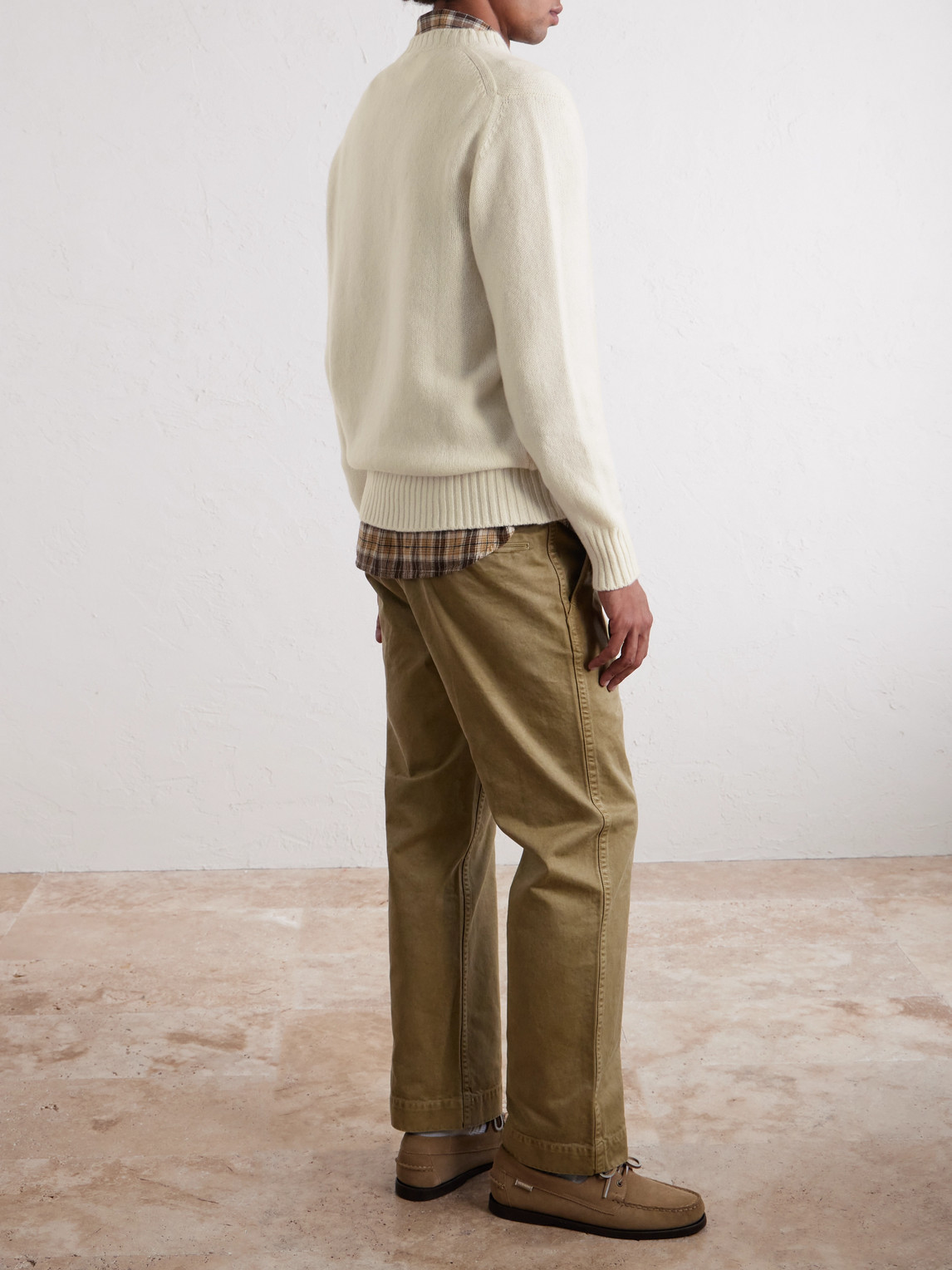  William Lockie - Wool Sweater - Men - Neutrals - S 