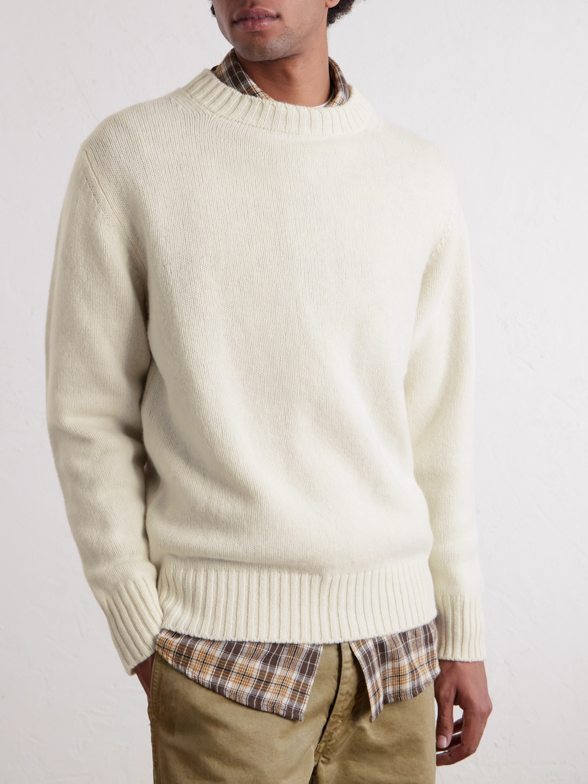  William Lockie - Wool Sweater - Men - Neutrals - S 