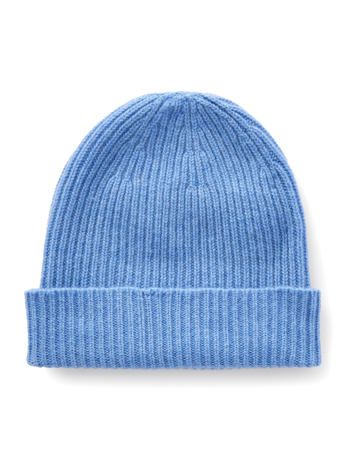 William Lockie Ribbed Cashmere Beanie In Blue