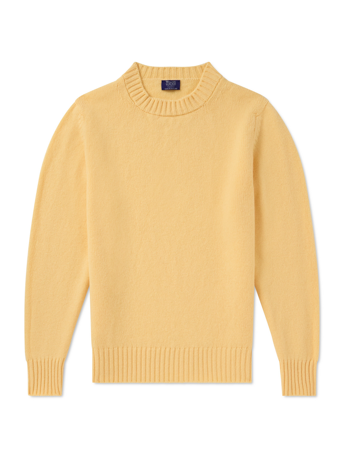 William Lockie Wool Sweater In Yellow