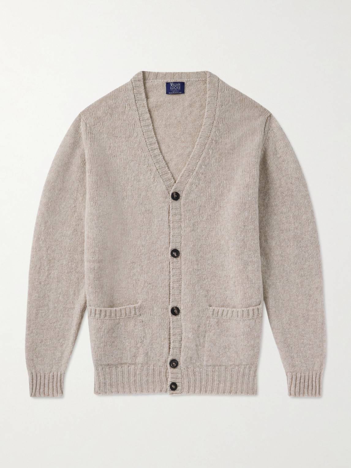 William Lockie Virgin Wool Cardigan - Men