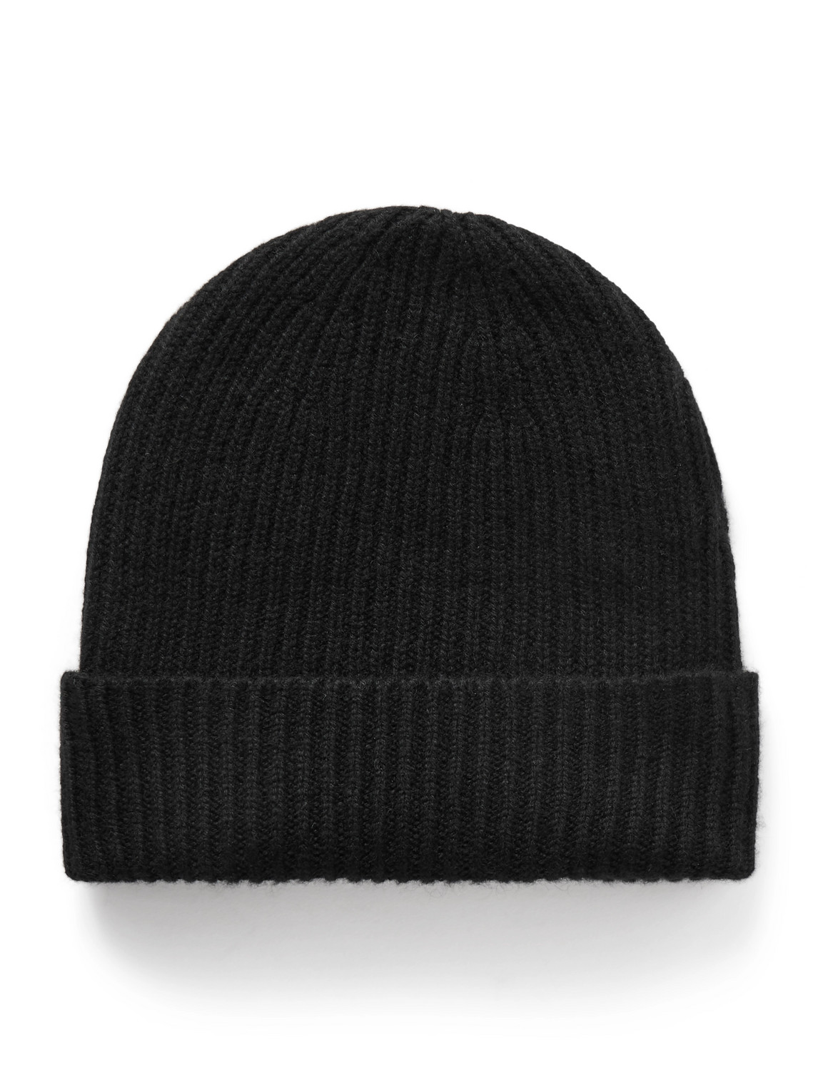 William Lockie Ribbed Cashmere Beanie In Black