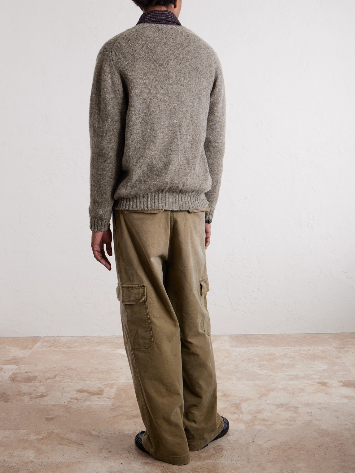  William Lockie - Virgin Wool Cardigan - Men - Neutrals - M 