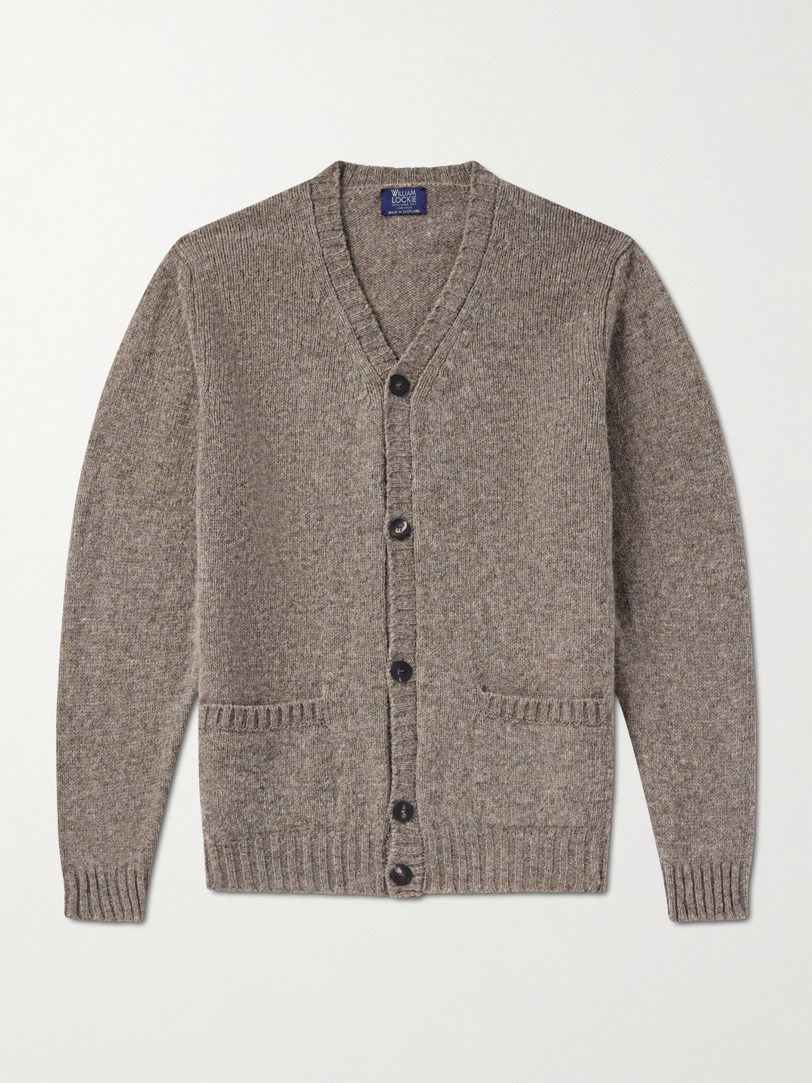 William Lockie Virgin Wool Cardigan - Men