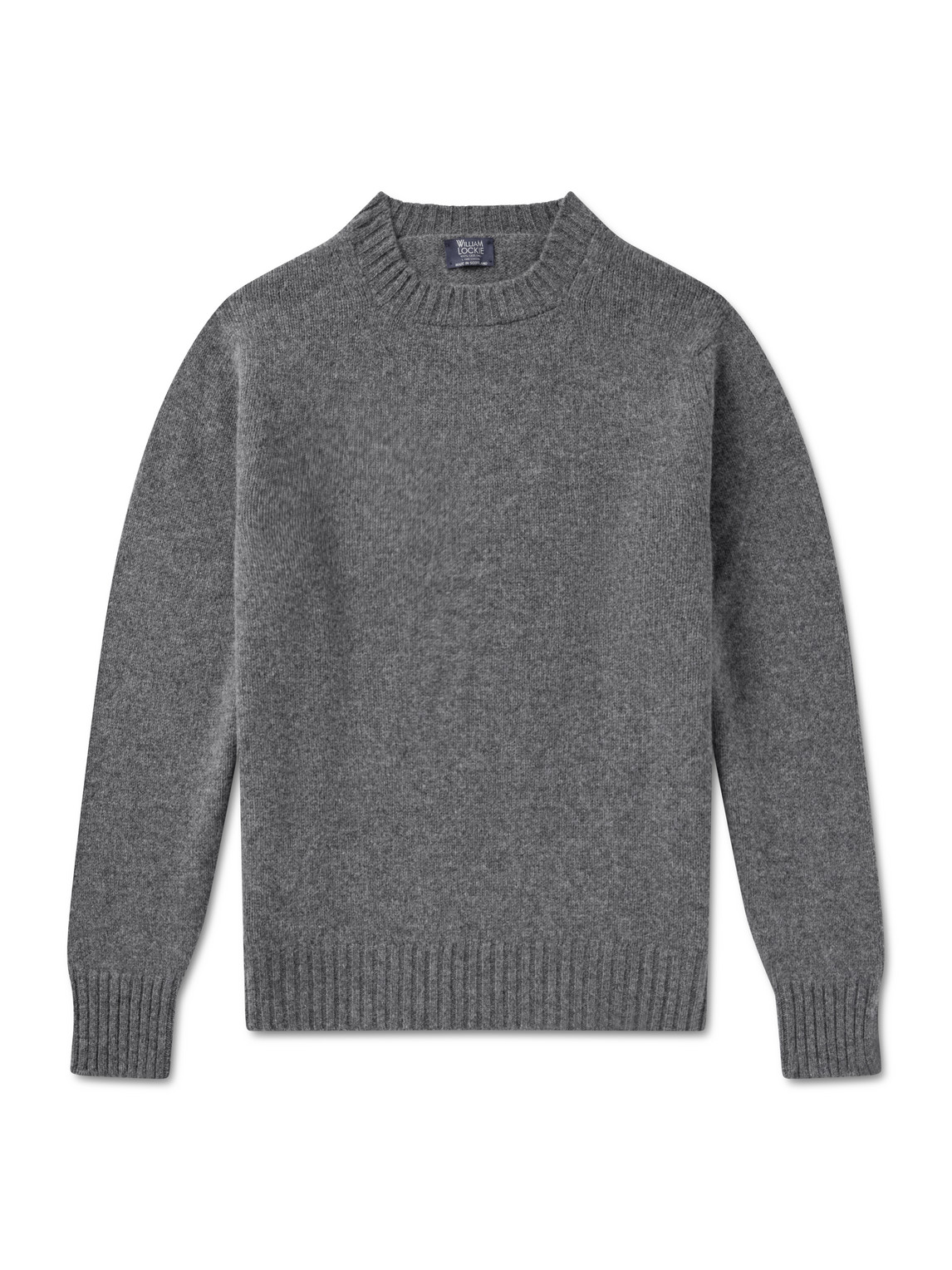 William Lockie Wool Sweater In Gray