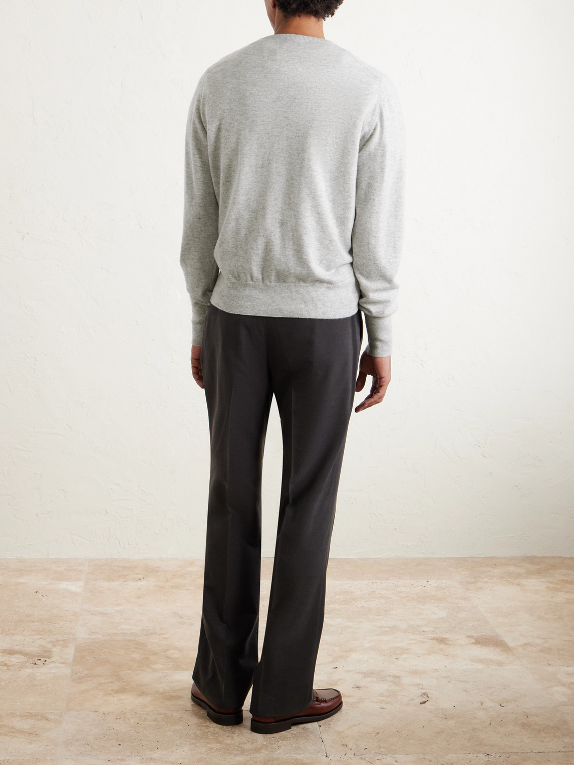  William Lockie - Oxton Cashmere Sweater - Men - Gray - M 