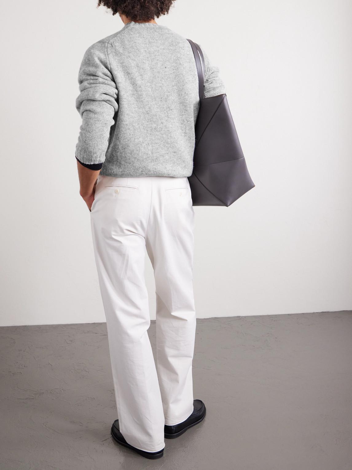 William Lockie - Virgin Wool Sweater - Men - Gray - S 