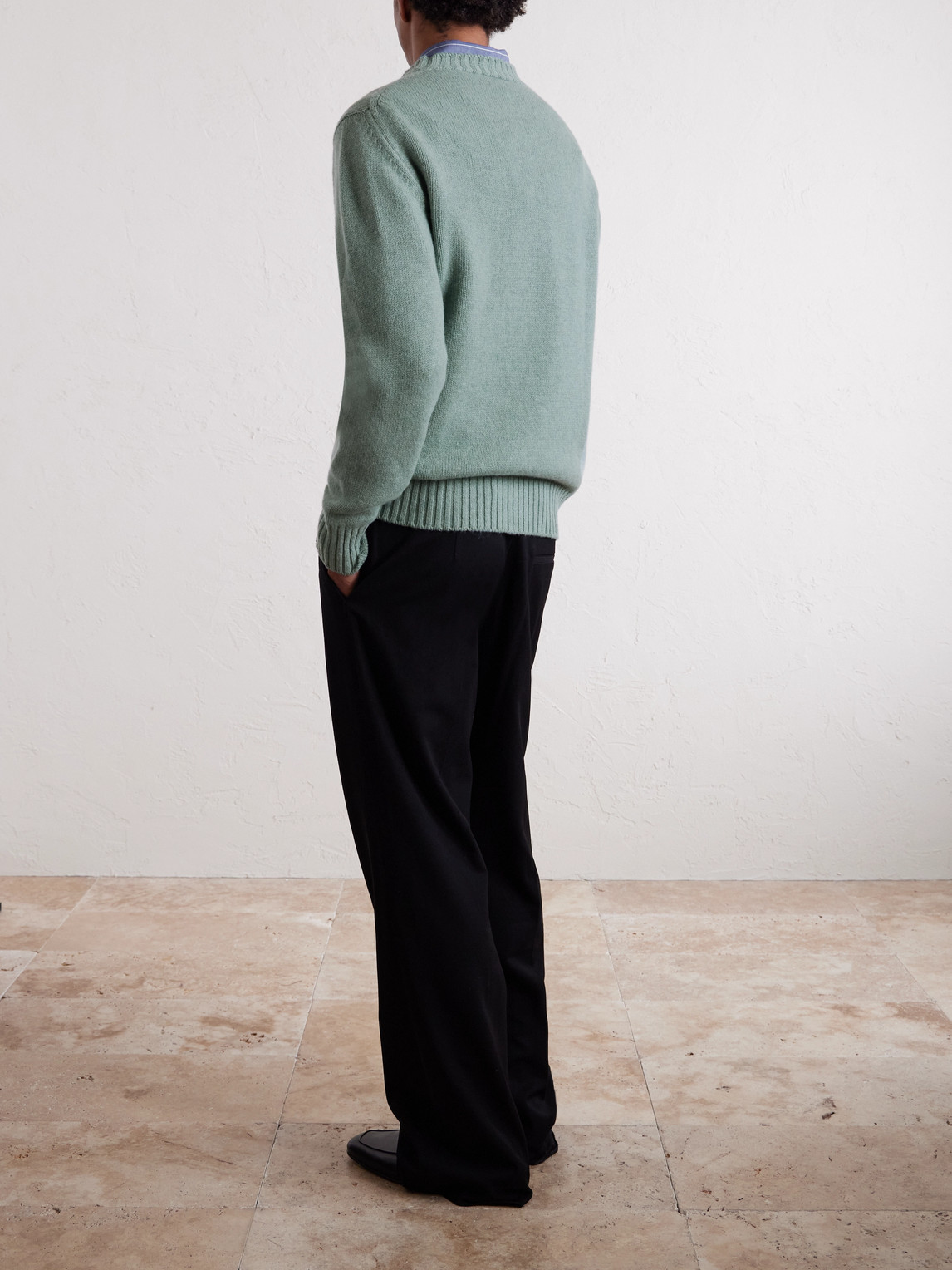  William Lockie - Wool Sweater - Men - Green - Xxl 
