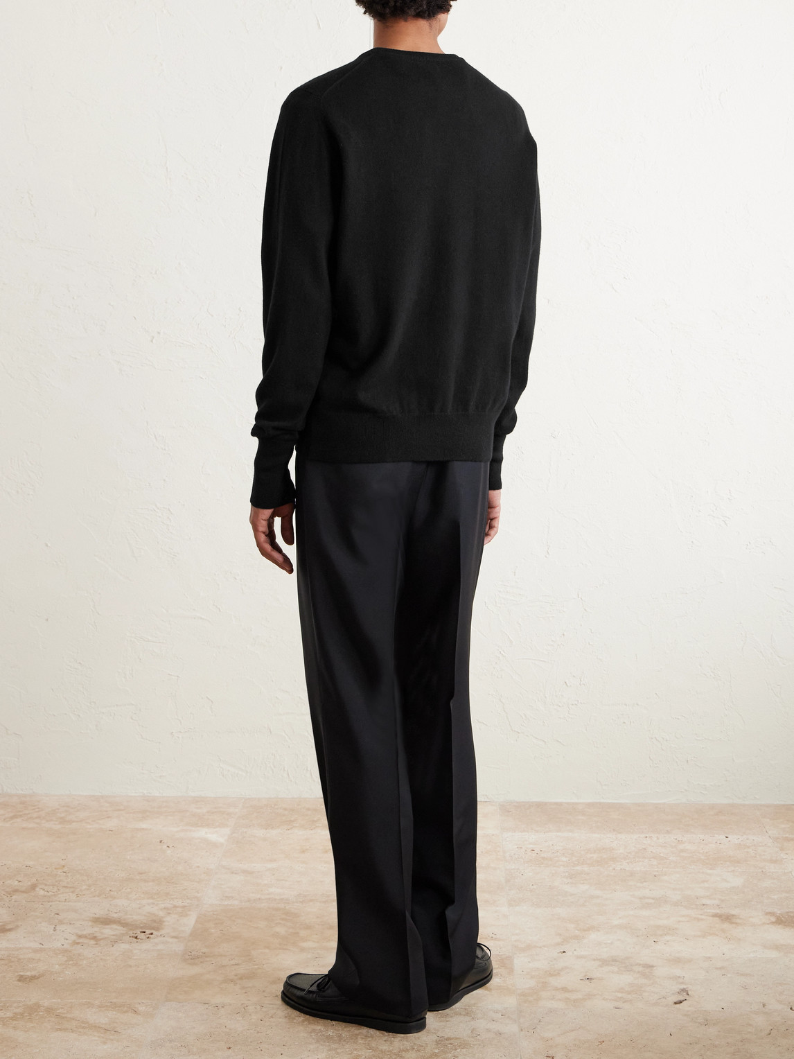  William Lockie - Oxton Cashmere Sweater - Men - Black - S 
