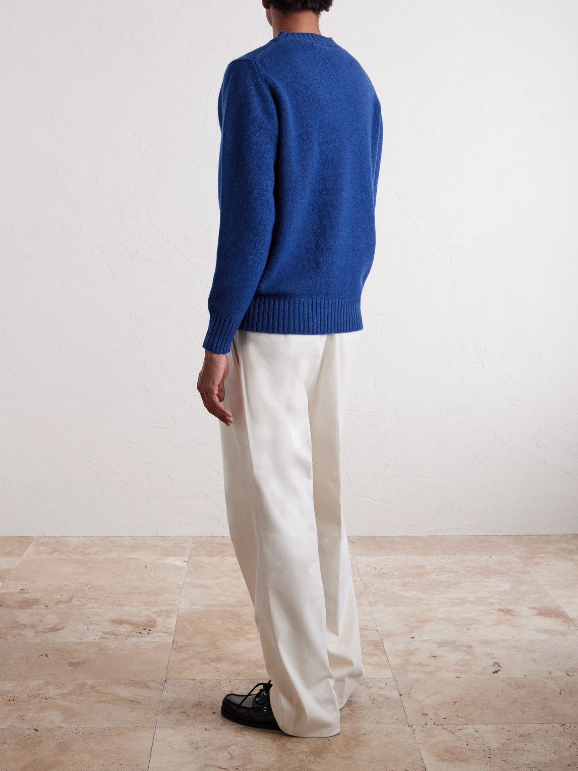  William Lockie - Wool Sweater - Men - Blue - Xxl 