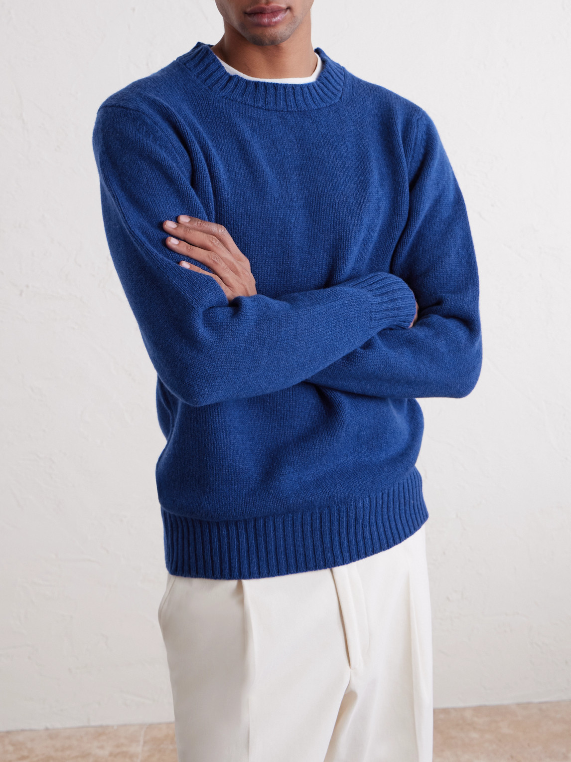  William Lockie - Wool Sweater - Men - Blue - Xxl 