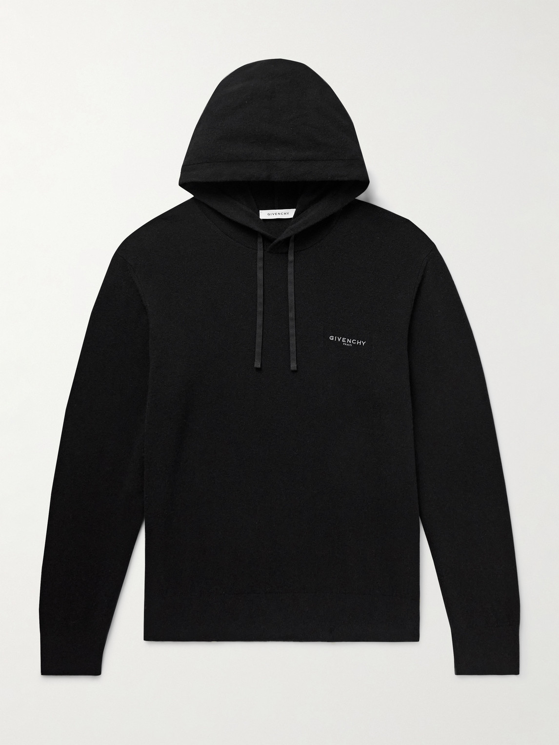 Givenchy Logo-Print Wool and Cashmere-Blend Hoodieen