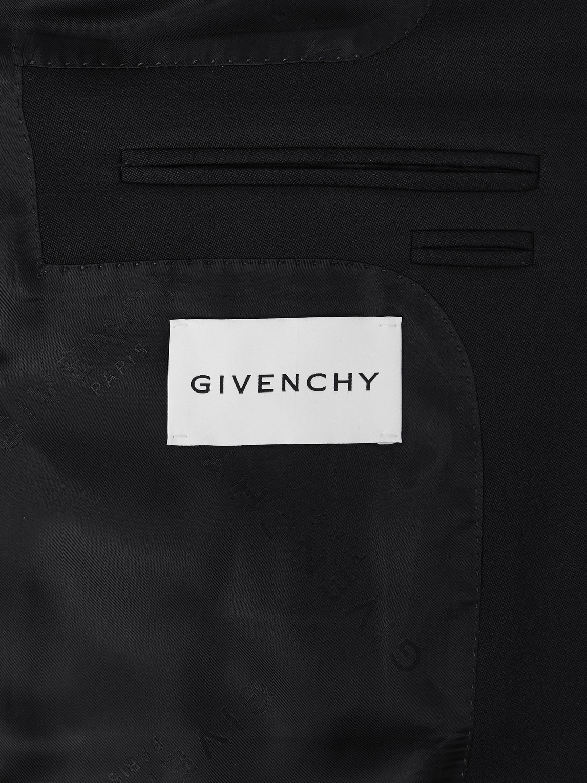 Givenchy Wool-twill Blazer In Black