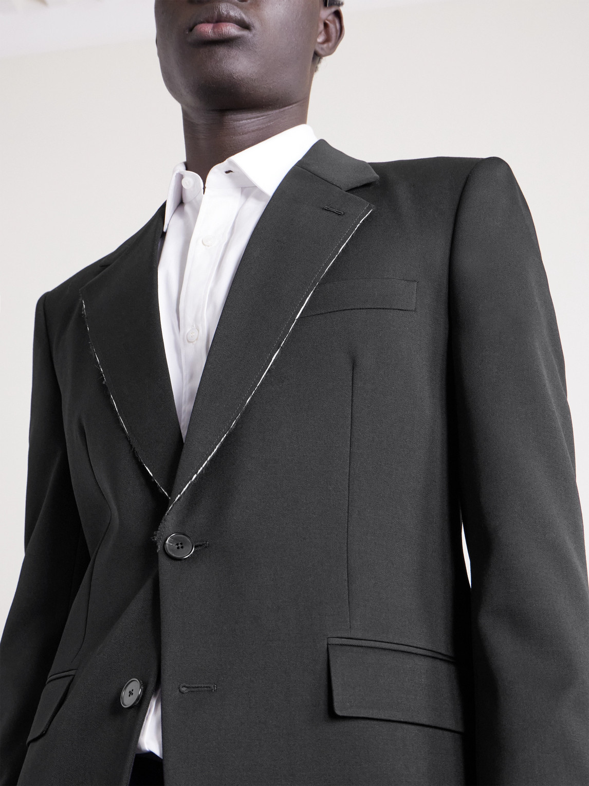 Givenchy Wool-twill Blazer In Black