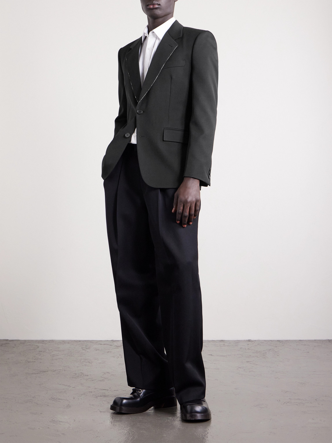 Givenchy Wool-twill Blazer In Black