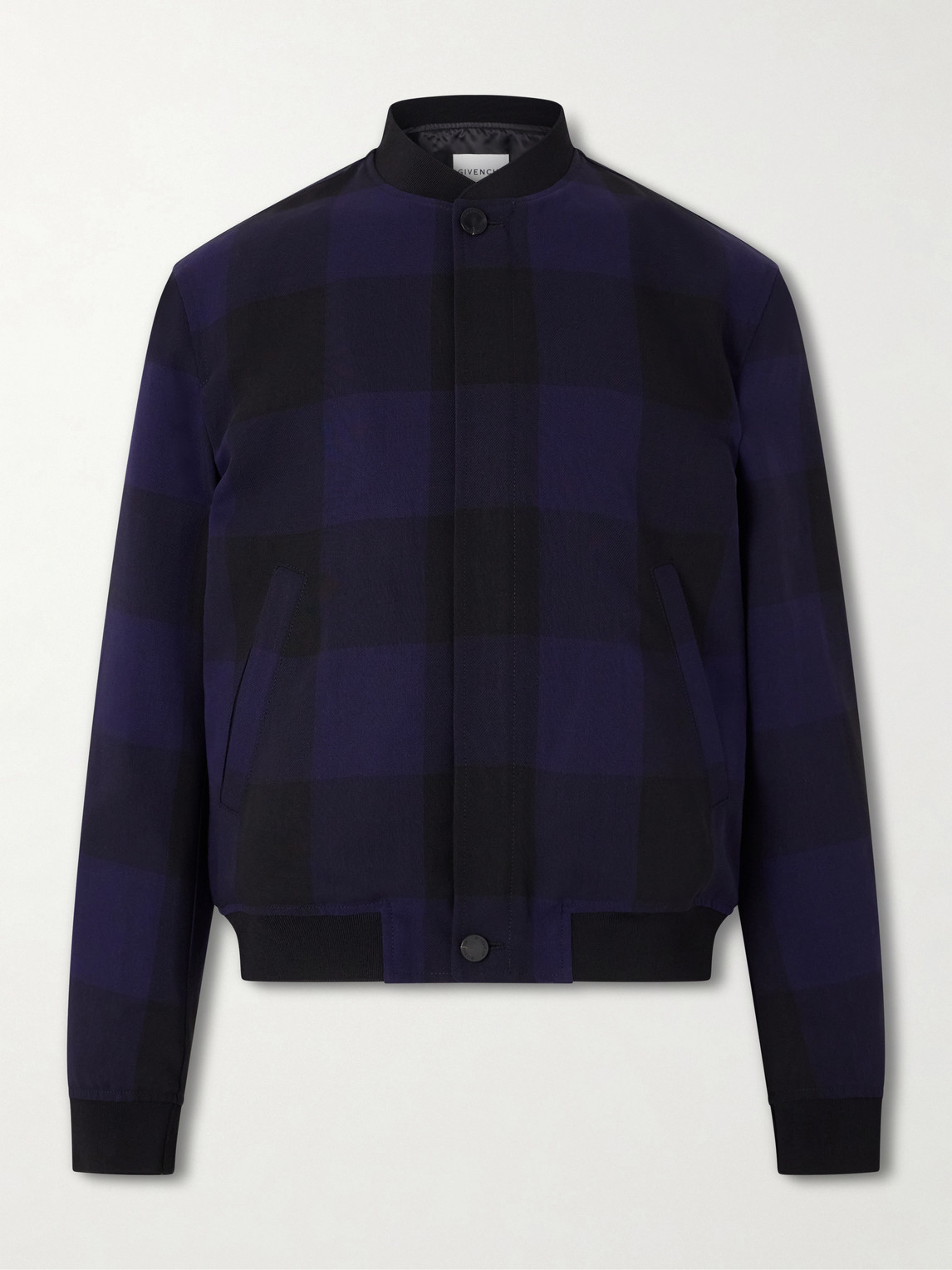 Givenchy – Checked Twill Varsity Jacket