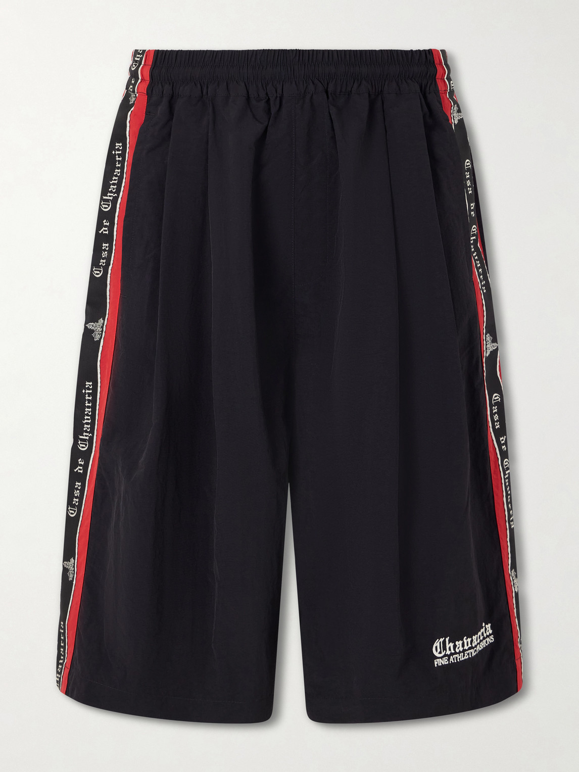 Willy Chavarria Orale Track Wid-Leg Short - Men