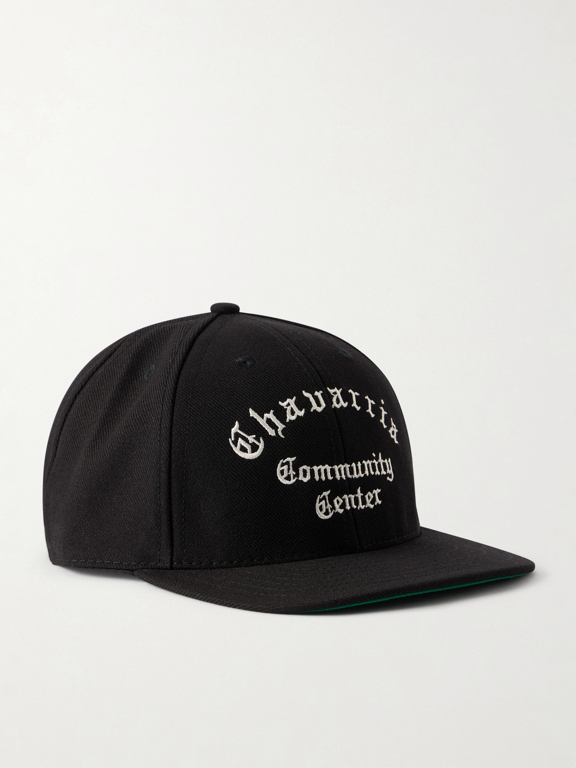 Willy Chavarria Chavarria Community Center Embroidered Twill Baseball Cap In Black