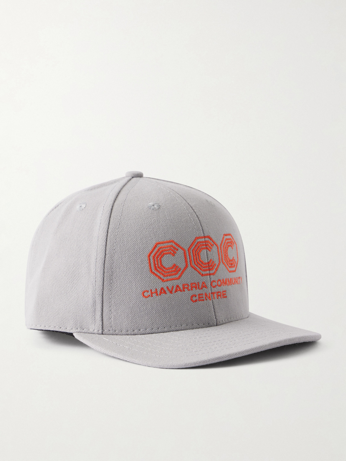 Willy Chavarria Ccc Community Center Twill Baseball Cap In Gray