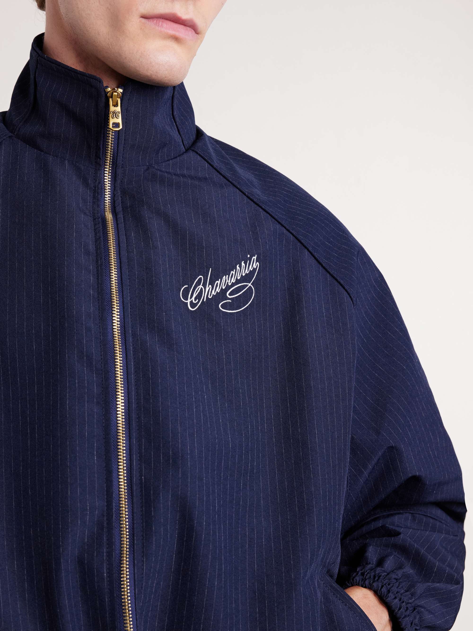WILLY CHAVARRIA Ruff Rider Logo-Embroidered Shell Track Jacket for