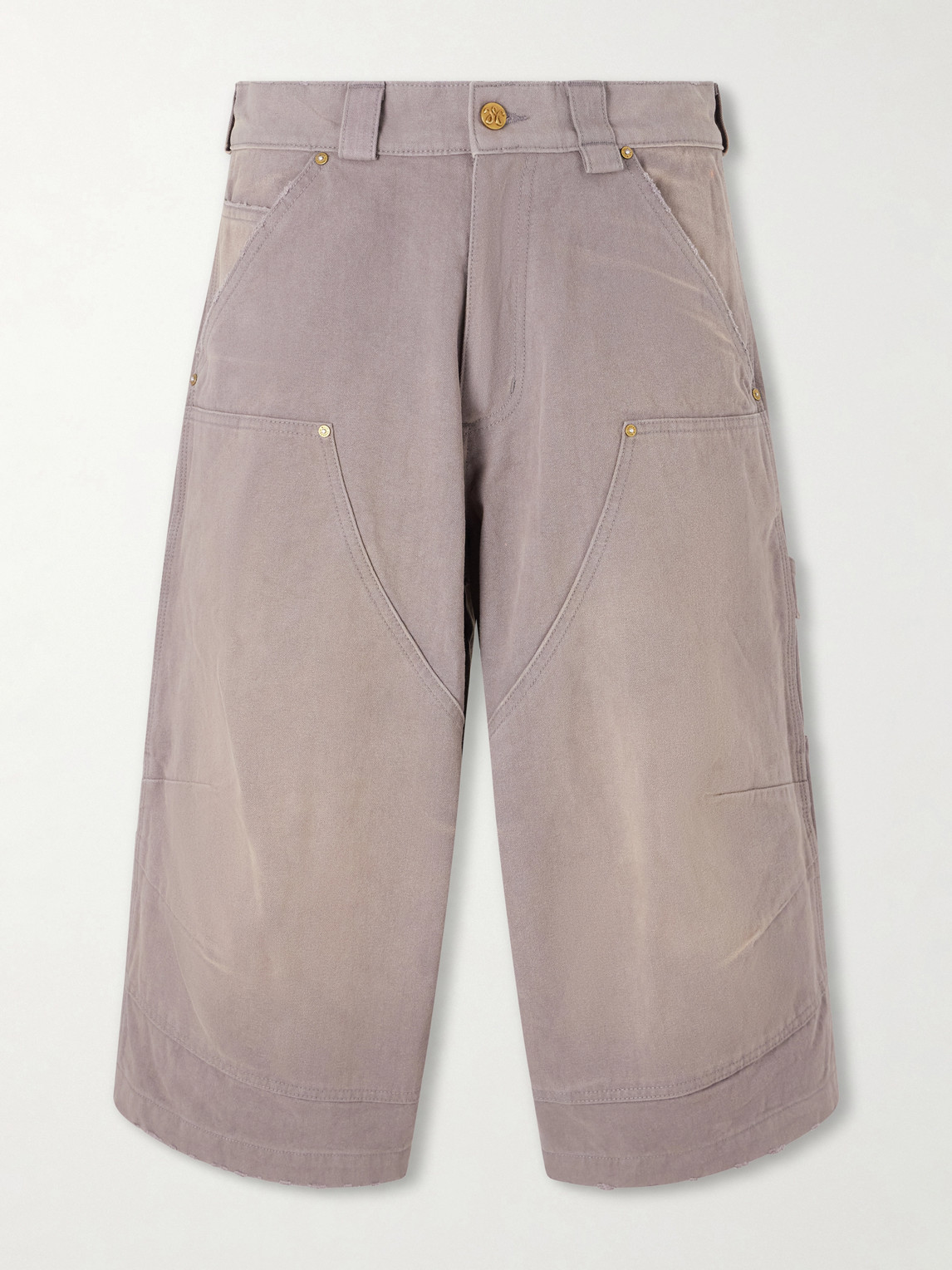 Willy Chavarria Stocknot Double Knee Cotton Shorts UK/US 34