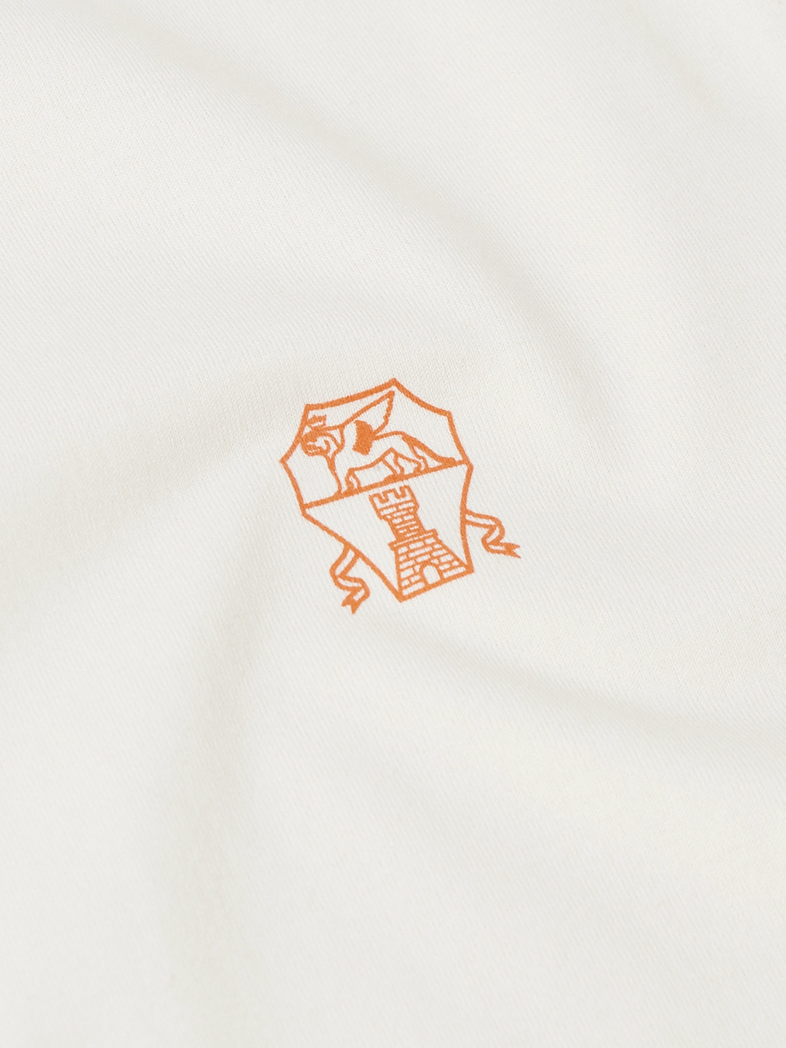 Logo-Print Cotton-Jersey Mock-Neck T-Shirt