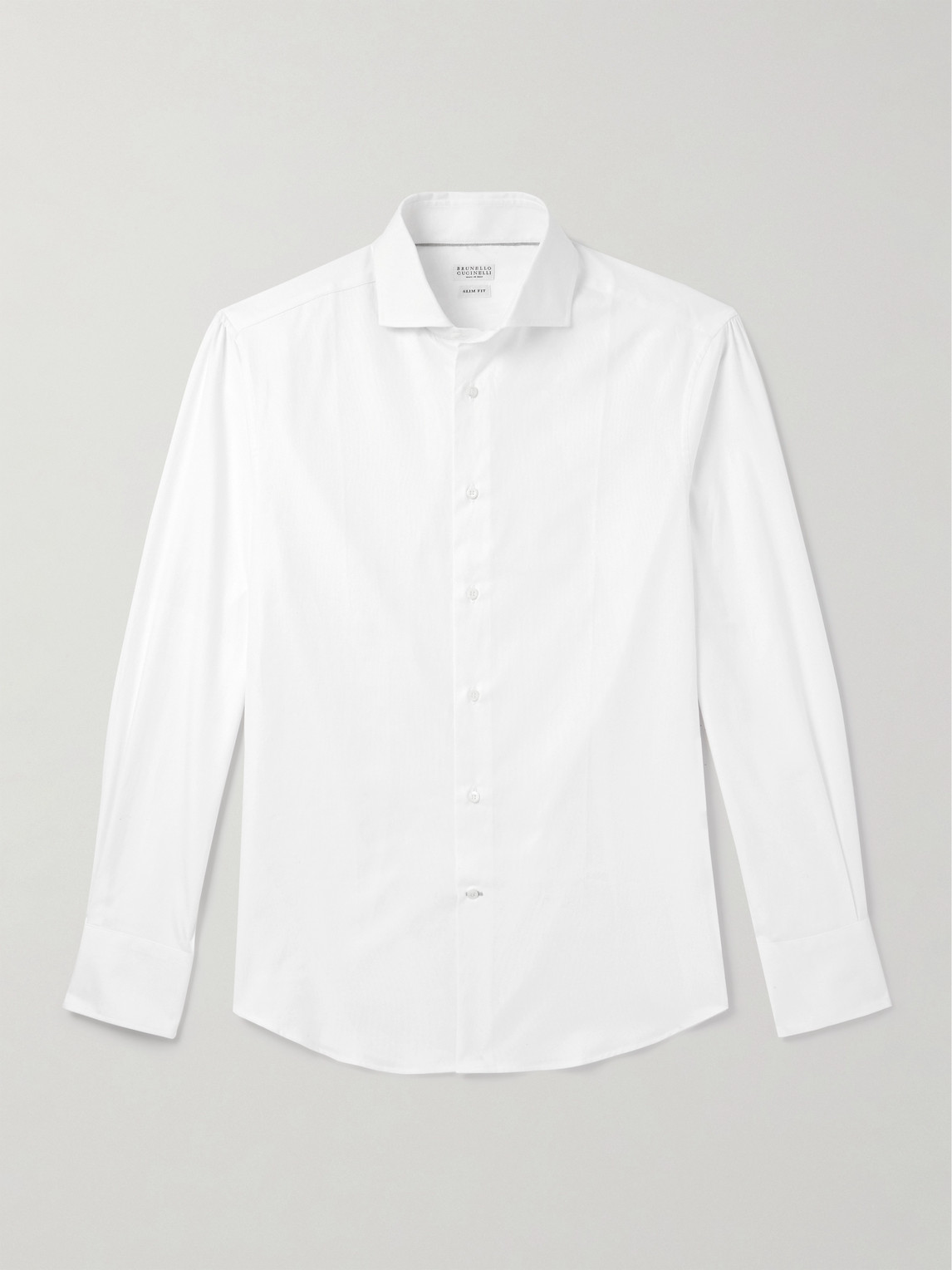Brunello Cucinelli Slim-Fit Cotton Oxford Shirten