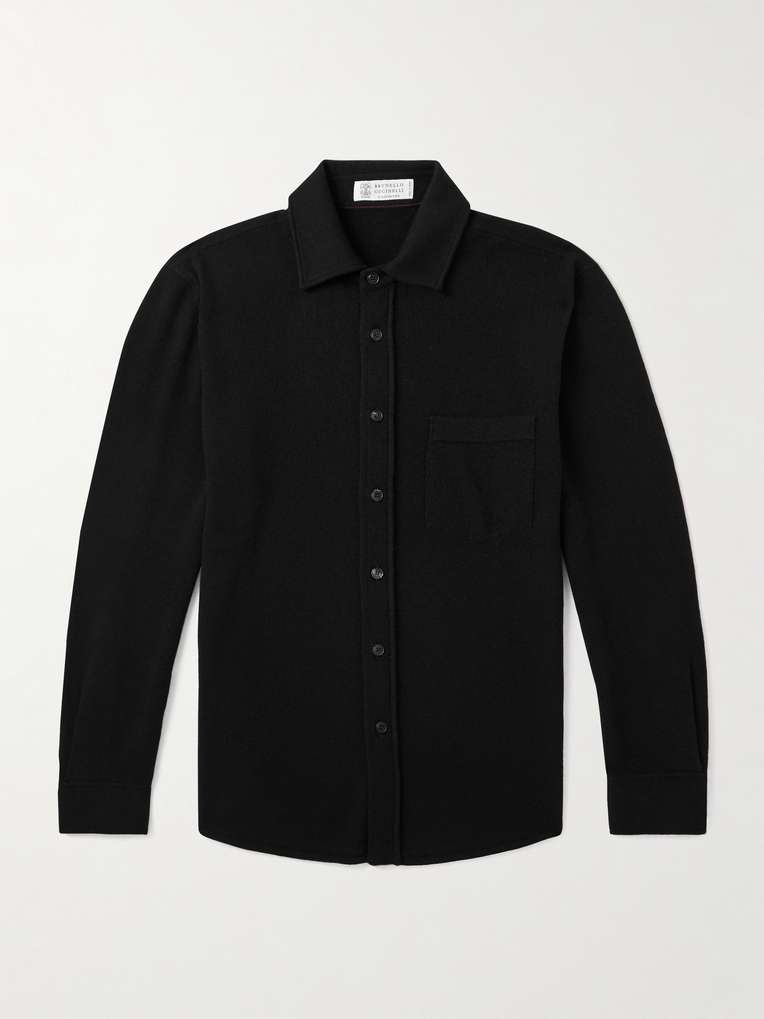 Brunello Cucinelli — Wool, Cashmere and Silk-Blend Shirt