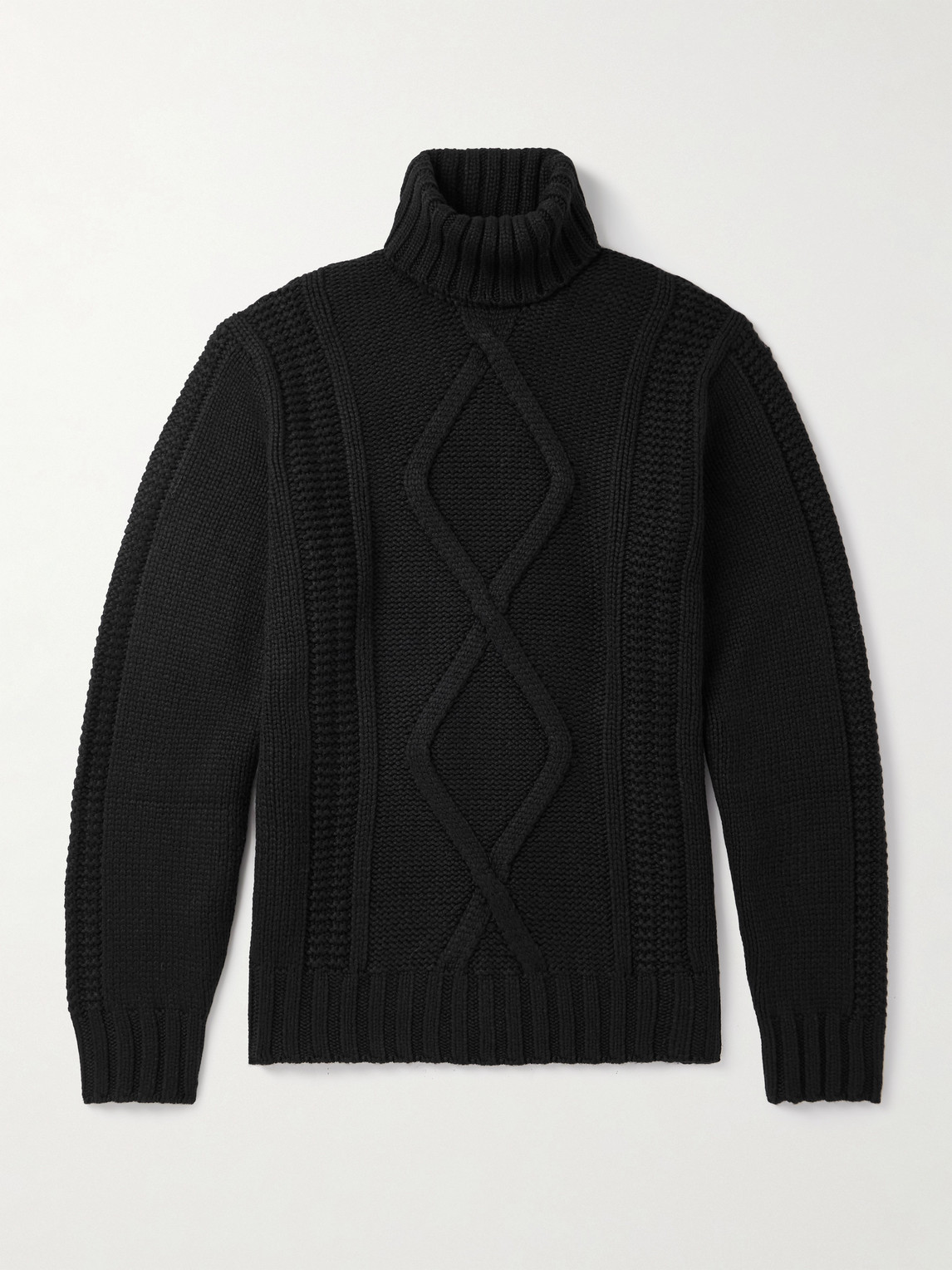 Brunello Cucinelli Intarsia Cashmere Rollneck Sweater - Men