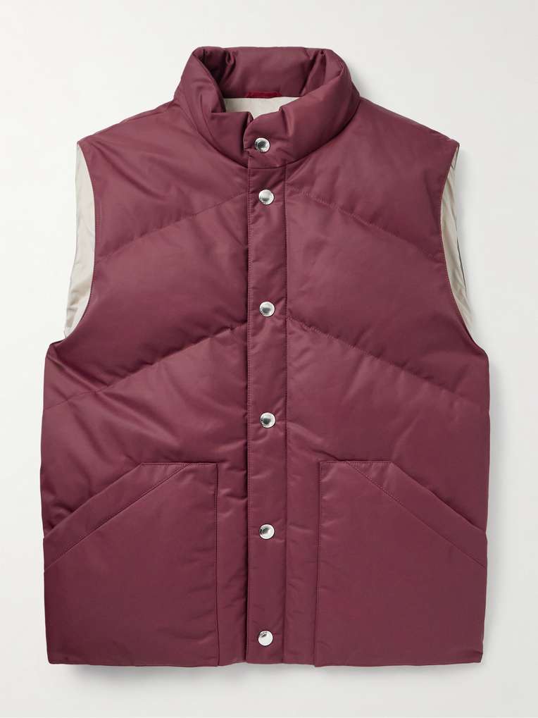 Brunello Cucinelli — Quilted Shell Down Gilet
