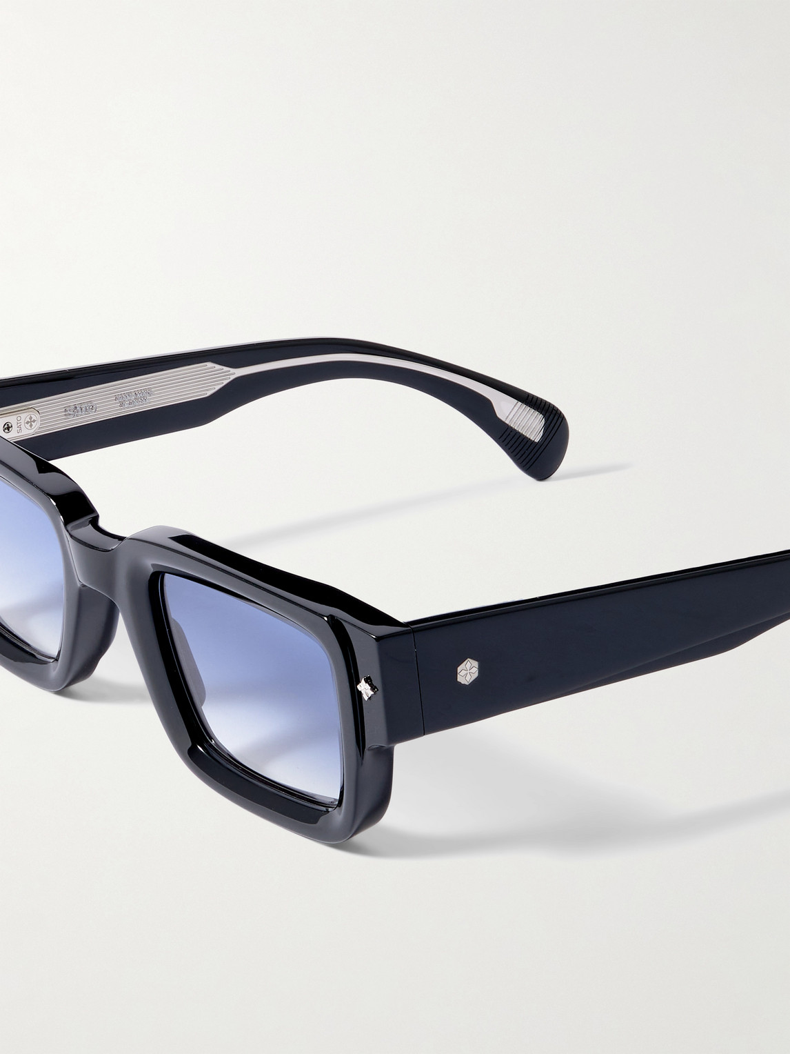  Sato - Cervantes Square-frame Acetate Sunglasses - Men - Blue 