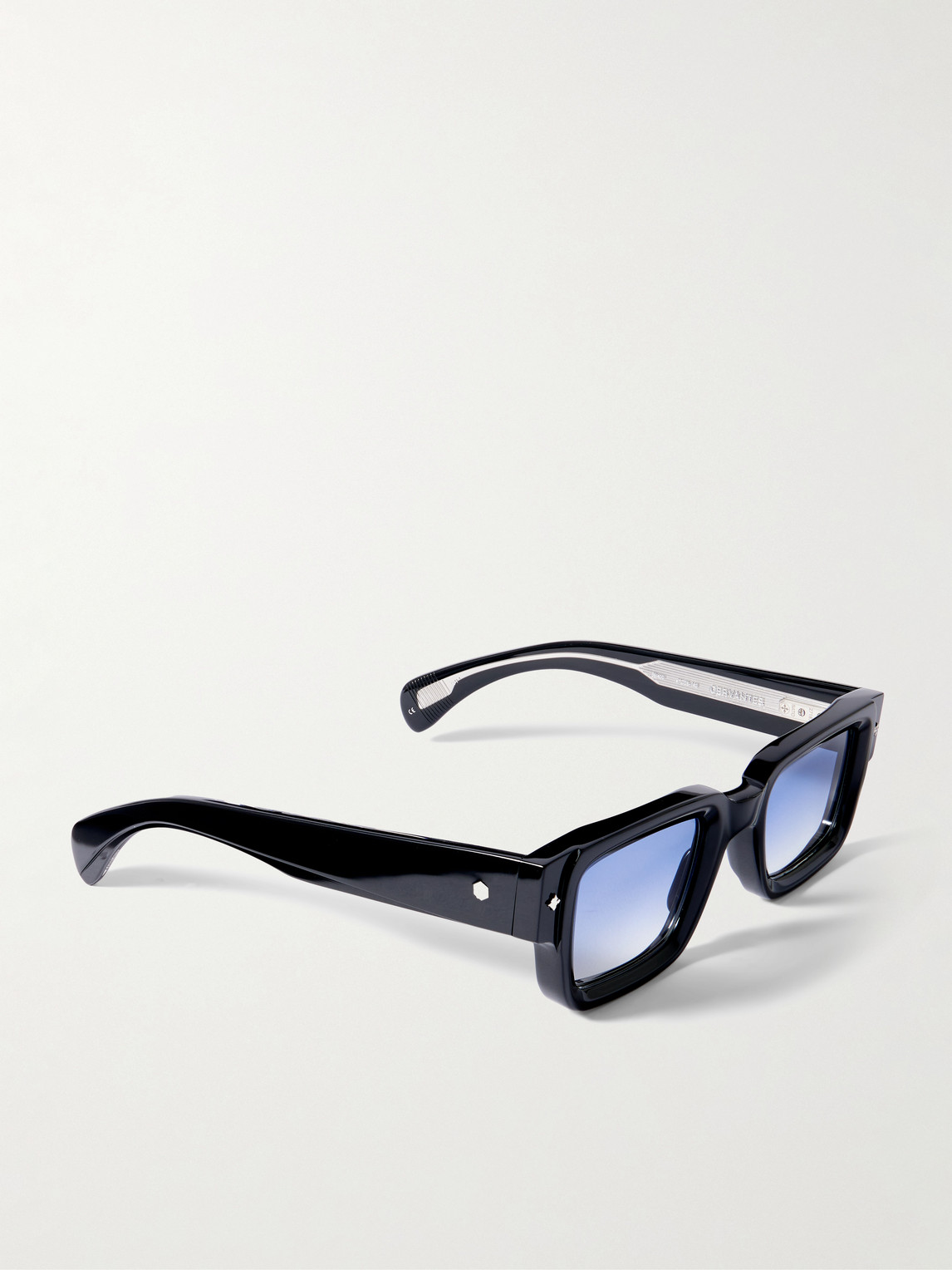  Sato - Cervantes Square-frame Acetate Sunglasses - Men - Blue 