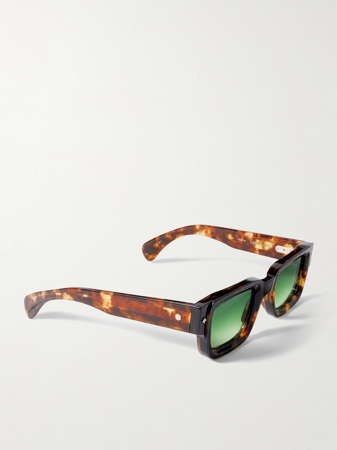  Sato - Cervantes Square-frame Tortoiseshell Acetate Sunglasses - Men - Tortoiseshell 