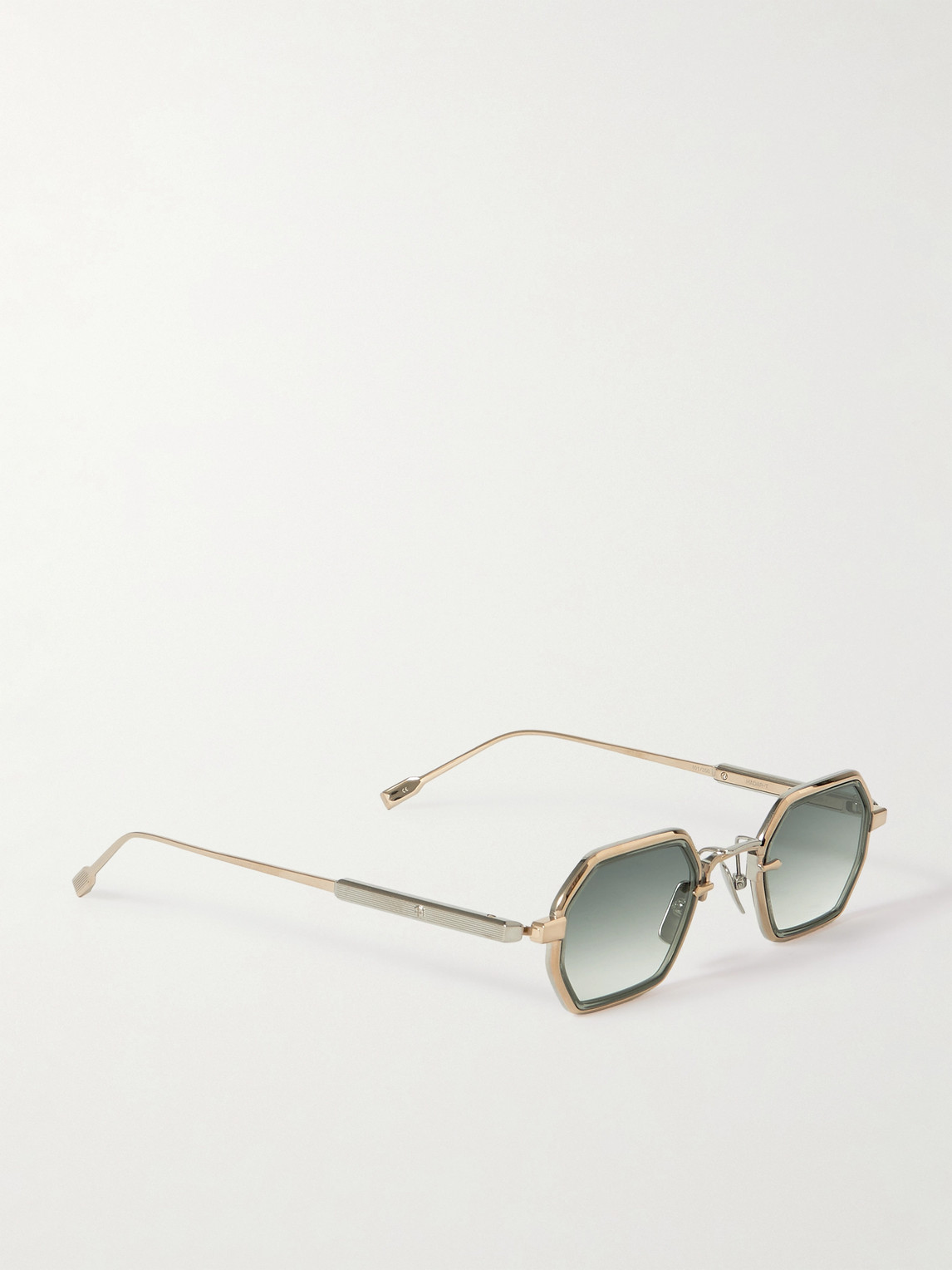 Sato Hadar-t Square-frame Titanium Sunglasses In Gold
