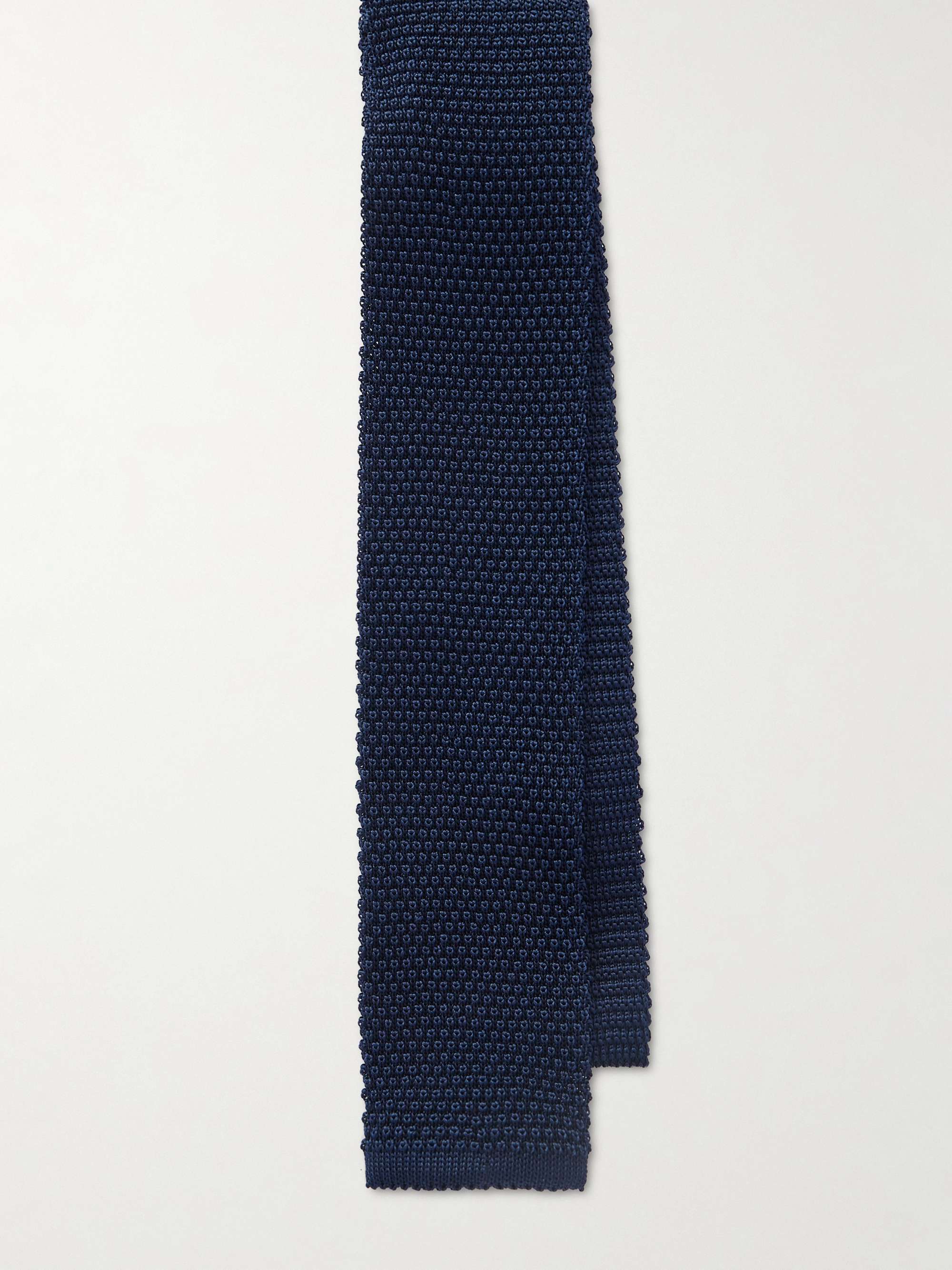 BRUNELLO CUCINELLI Knitted Silk Tie