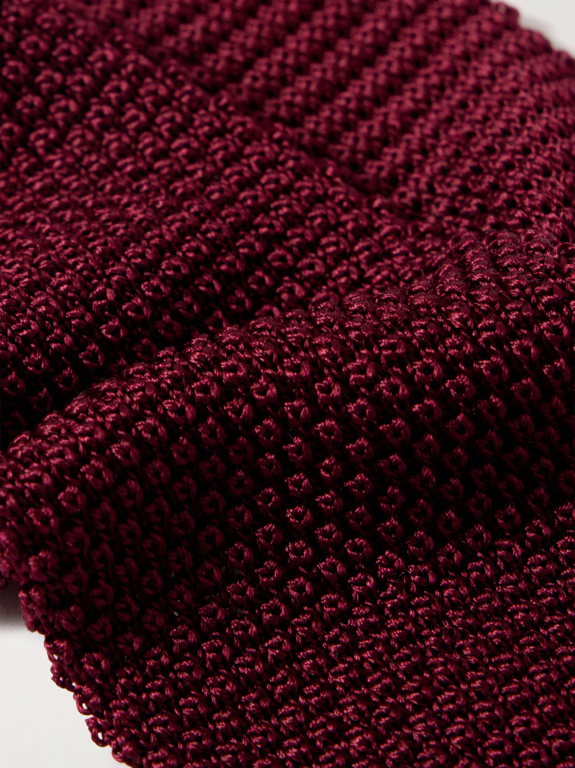 BRUNELLO CUCINELLI Knitted Silk Tie