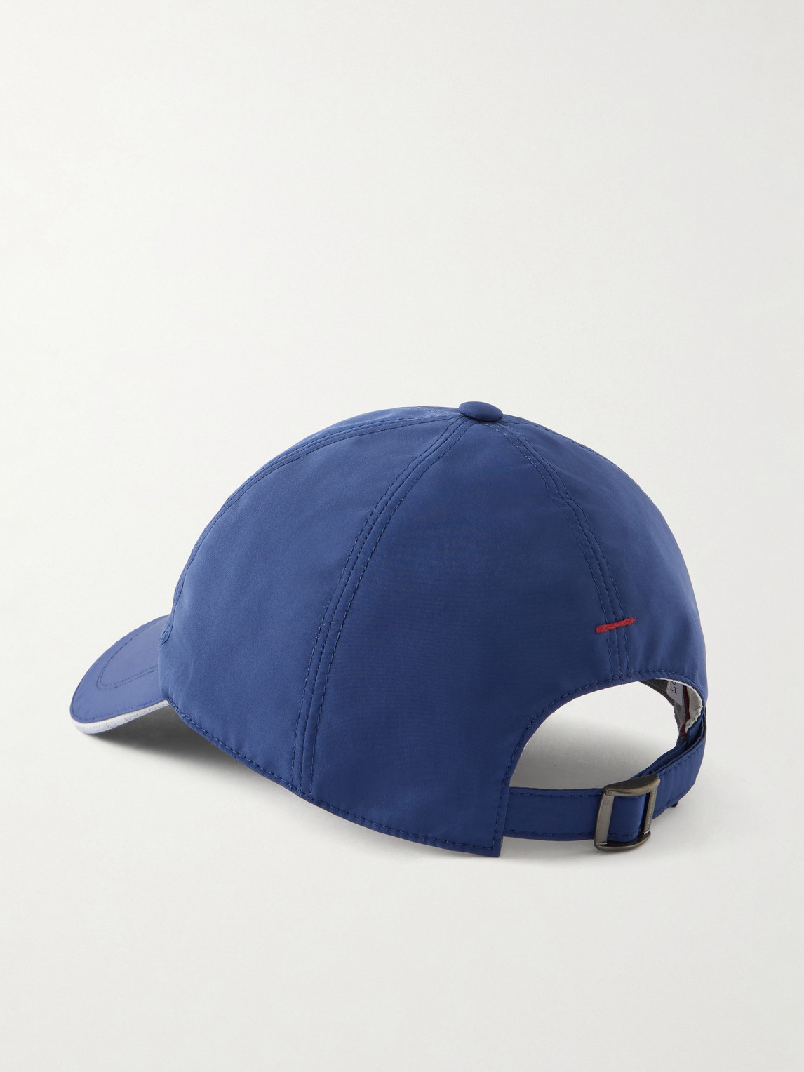  Brunello Cucinelli - Logo-embroidered Shell Cap - Men - Blue - M 