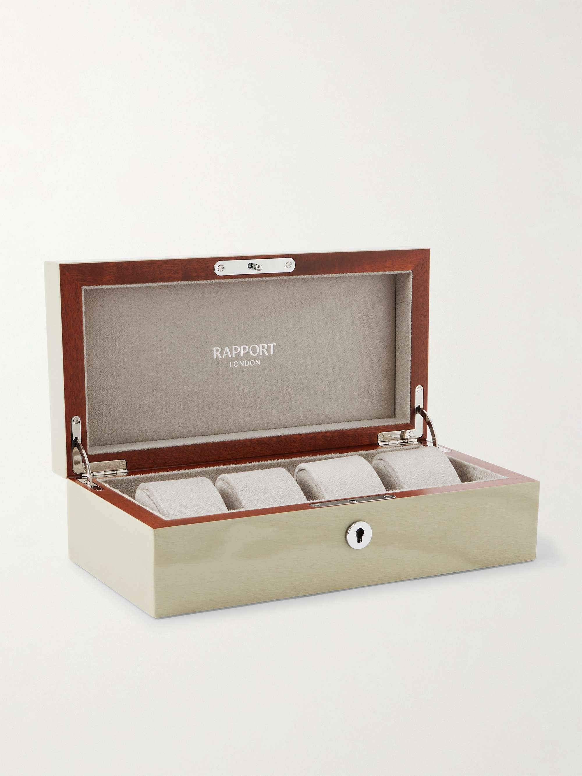 美品★RAPPORT LONDON★ラポート★時計ケース★収納ボックス★ベージュ 美品☆RAPPORT LONDON☆ラポート☆時計ケース☆収納ボックス☆ベージュ