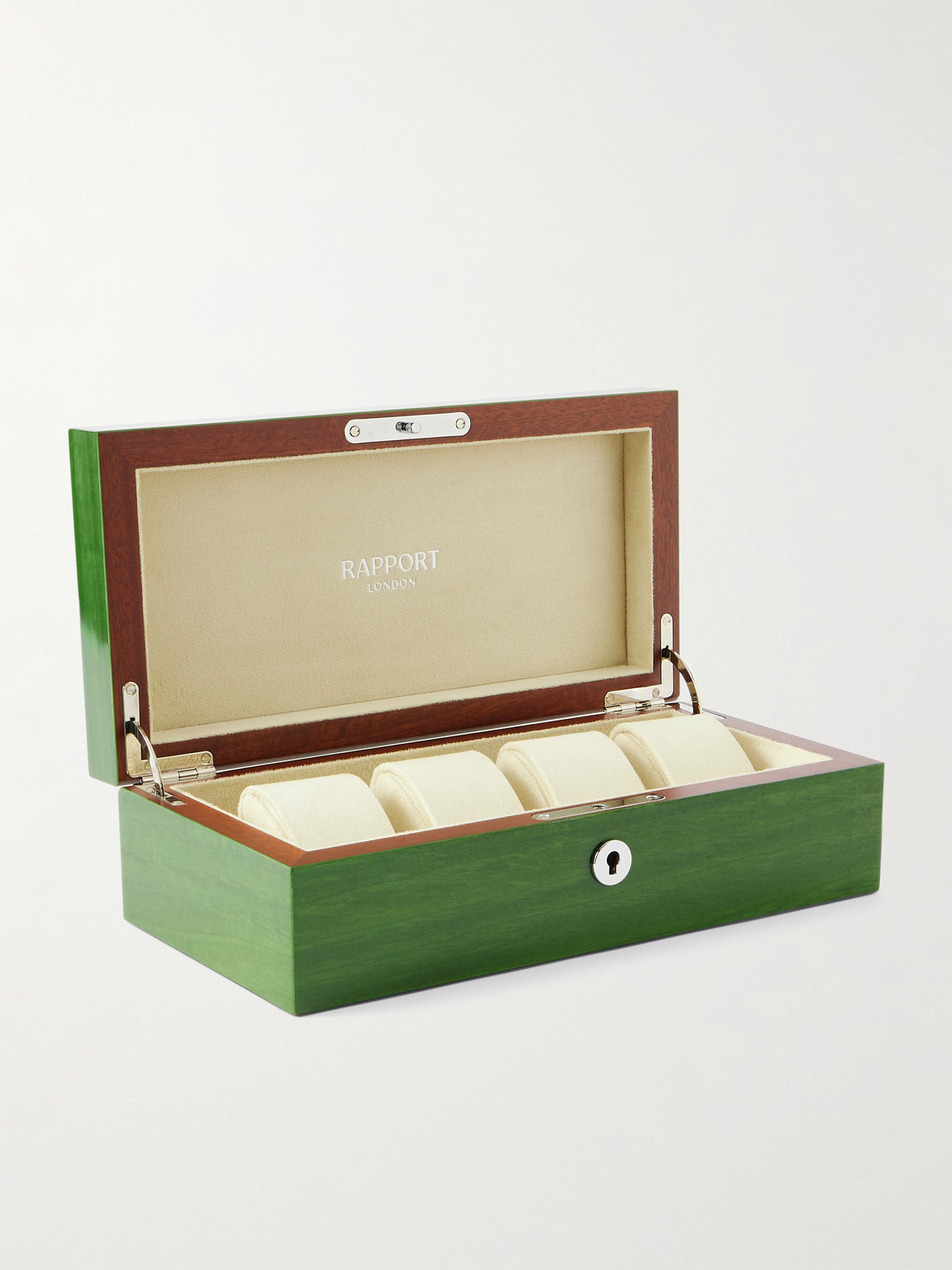 Heritage Lacquered Cedar Four-Piece Watch Box