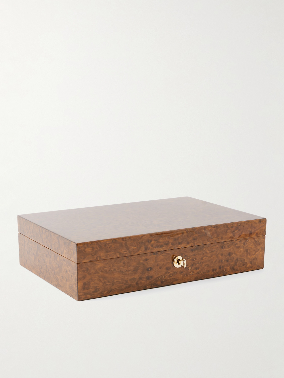 Heritage Lacquered Burr Walnut 10-Piece Watch Box — 2