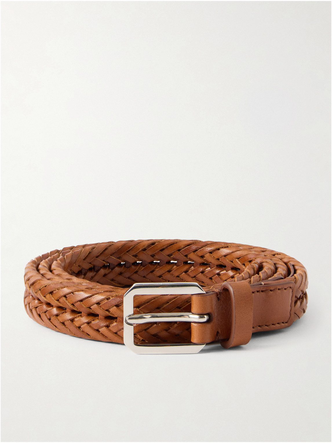 Tom Ford 2cm Woven Leather Belt EU 110