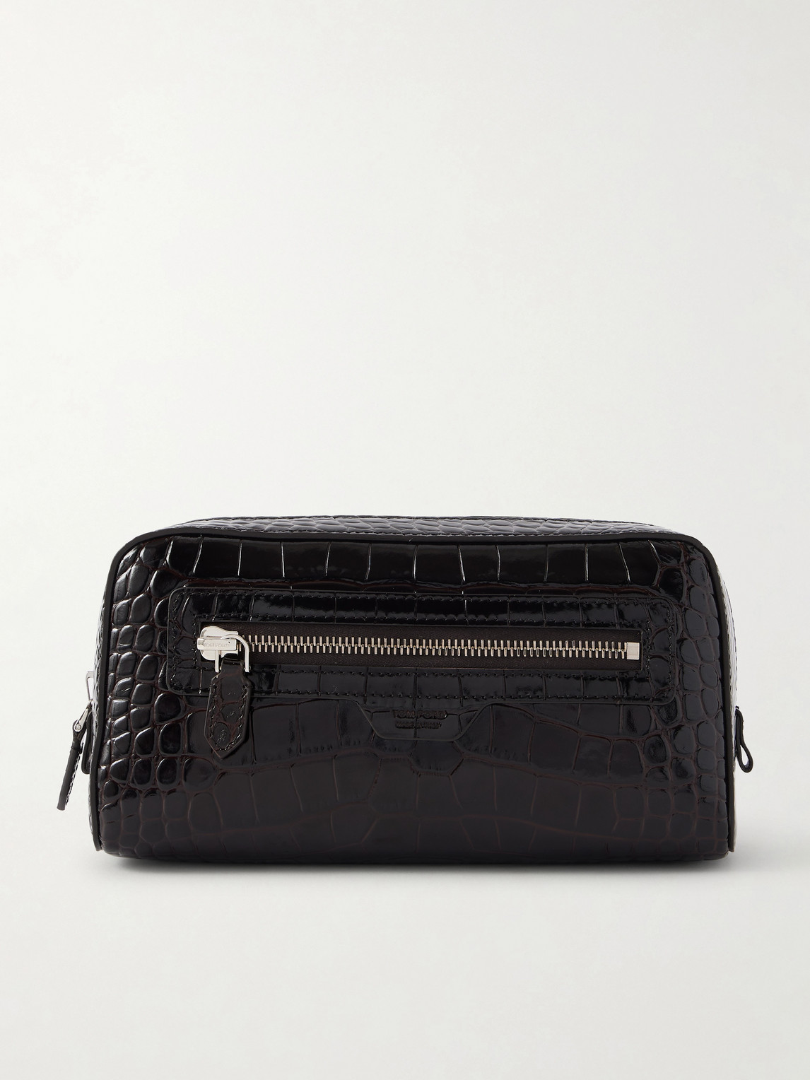Tom Ford Croc-Effect Leather Wash Bag - Men